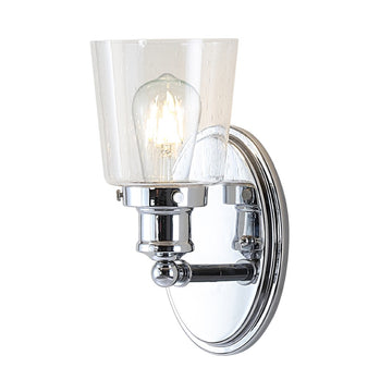 Beverly Iron/Seeded Glass Classic Cottage LED Vanity Light
